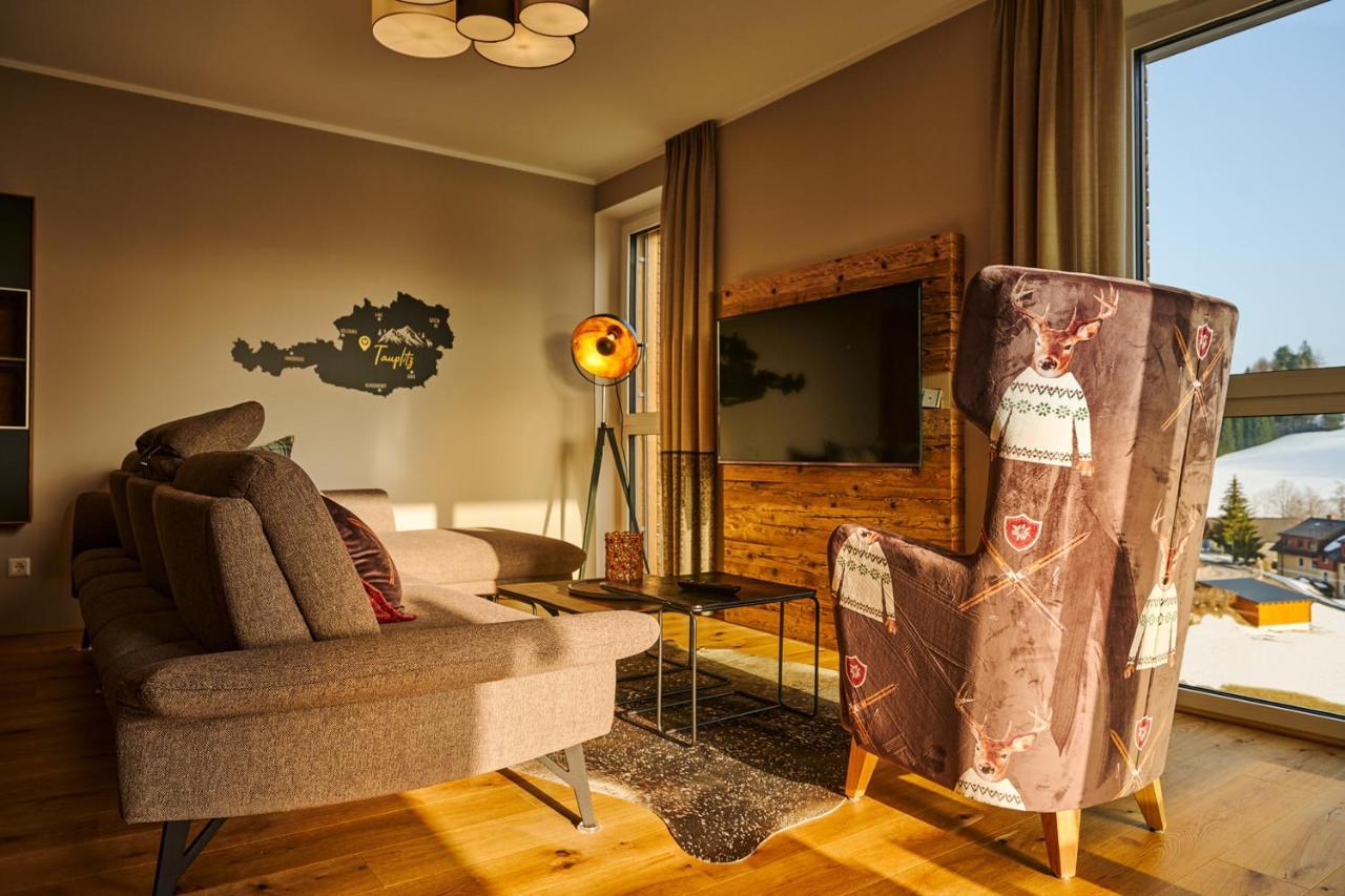 Die Tauplitz Lodges - Adler Auszeit Lodge D6 By Aa Holiday Homes Eksteriør billede